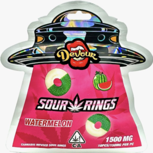 Devour Sour Rings 1500mg