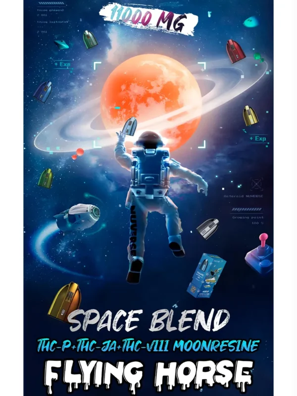 Alien OG Kush Flying Horse Space Blend Disposable 11000MG - Image 3