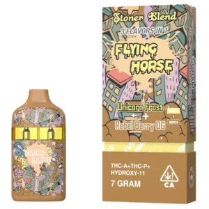 Unicorn Frost | Rebel Berry OG Flying Horse Stoner Blend Disposable 7G